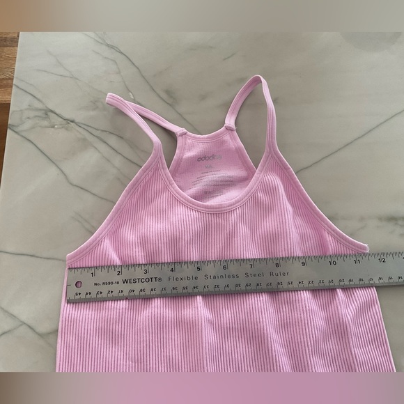 Ododos Cropped Racer Back Tank sz M/L - Picture 4 of 5